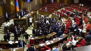 We need this here. A mass brawl erupted in Armenia’s parliament on October 29 between ruling party and opposition lawmakers.