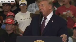 Trump Roasts Heckler with Boyfriend Jab at Ohio Rally