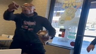 Black Guy Assaults a Subway Employee Because They Won't Take His Welfare Card.
