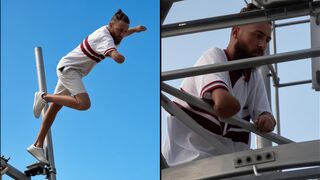 (New angle)Weslley Xavier died after jumping from a telecommunications tower