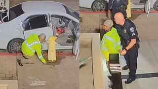 Latino man has been arrested for allegedly trying to steal a fire hydrant