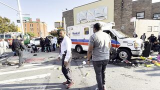 NYC ‘drunk’ driver plows into NYPD Halloween event — injuring 6