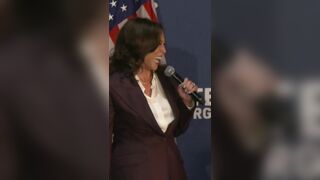 Kamala Harris suffers awkward verbal slip-up at Georgia campaign rally