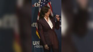 Kamala Harris suffers awkward verbal slip-up at Georgia campaign rally