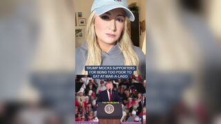 Trump mocks supporters for bringing too poor to eat at Mar-a-Largo