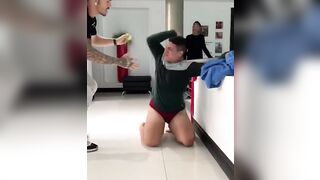 His or Her ass got smacked?