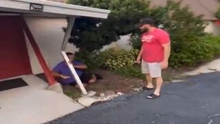 Watching This PEDO Get Rammed Through a Building was Satisfying