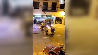 Pinheads use Excavator to Break into Bank...How did it go Guys?