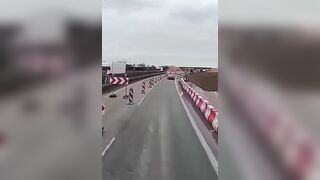Left lane closed - You can’t pass…… No!