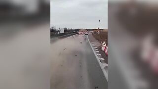 Left lane closed - You can’t pass…… No!