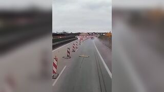 Left lane closed - You can’t pass…… No!