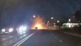 Missile hits a vehicle and kills a family of 4 people (This is terrifying )