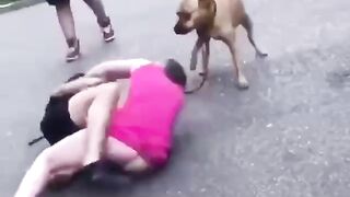 Man Brawls with MILF in a G-String over Something Stupid