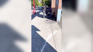 Nothing to See Here... Just a Casual Walk Down a Portland Street.