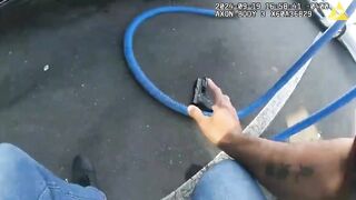 Guy Goes Through a Car Wash.... Ends up Getting Showered with Bullets by Police.