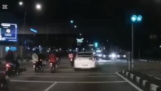 Hit and run on purpose