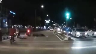 Hit and run on purpose