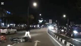 Hit and run on purpose