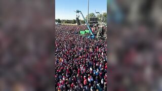 Crowd Size at the Trump Bulter Rally is Enormous!