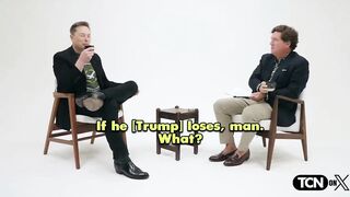 Lol: Elon to Tucker... "If Trump loses I'm Fu*cked, how long you think my Prison Sentence will Be?"