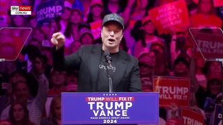IN FULL: Elon Musk delivers speech at Donald Trump’s New York rally
