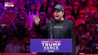 IN FULL: Elon Musk delivers speech at Donald Trump’s New York rally