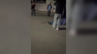 Gangster Thugs Beat a Man to Death with Sticks and Kicks..the Noise is Terrible