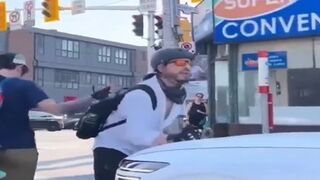 Skateboarding Male Karen who Thinks he Owns the Road will Have you Thinking Bicyclists Ain't that Bad