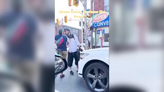 Skateboarding Male Karen who Thinks he Owns the Road will Have you Thinking Bicyclists Ain't that Bad