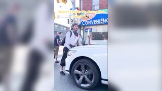 Skateboarding Male Karen who Thinks he Owns the Road will Have you Thinking Bicyclists Ain't that Bad
