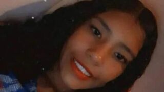 Pretty Brazilian Girl puts Up her Arms and Falls to her Death