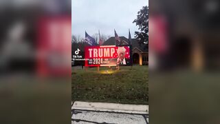 Christmas Lights? No it's Trump Season. Hard to Beat this Guy