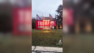 Christmas Lights? No it's Trump Season. Hard to Beat this Guy