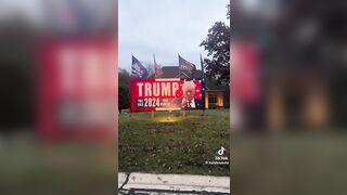 Christmas Lights? No it's Trump Season. Hard to Beat this Guy