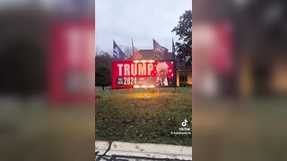 Christmas Lights? No it's Trump Season. Hard to Beat this Guy