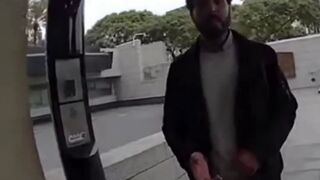 New York Maniac tries to Stab California Police Officer...Officer Stabbed, Suspect Eliminated