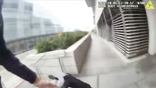 New York Maniac tries to Stab California Police Officer...Officer Stabbed, Suspect Eliminated