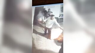 Genius loses his Hand setting Off Fireworks...Again No One learns