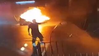 Man goes crazy after being refused a Drink in Dublin, Ireland!