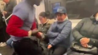 According to AOC Daniel Penny is a danger to subway passengers, but this guy is perfectly fine…