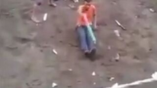 Genius tries to Spear Bull right out of the Gate..Instantly Killed Instead