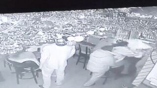 WILD: A Flaming Drink Explodes on 3 Customers at a Bar