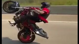 Why You Shouldn't Do Road Tricks on a Highway...