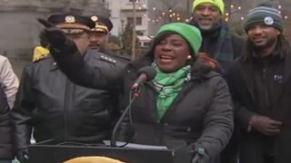 Philadelphia's Mayor Led an Eagles Chant today, but Doesn't Know how to Spell Eagles.