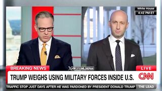Stephen Miller Just Murdered Jake Tapper Live on Air.... WOW!!!