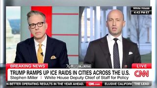 Stephen Miller Just Murdered Jake Tapper Live on Air.... WOW!!!