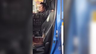 Guatemalan Police Officer taking Driving Lesson is a Mess