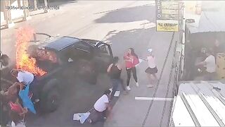 All Fun and Games until Someone Starts a Fire in a PICKUP Truck