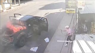 All Fun and Games until Someone Starts a Fire in a PICKUP Truck