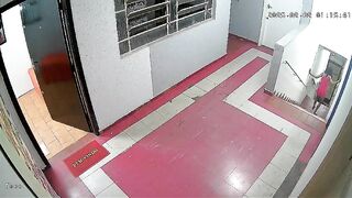 Lady in Red being Robbed Stops Man in the Best Way
